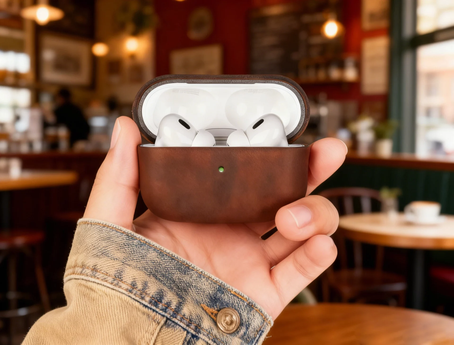 Personalized AirPods Pro 3 / Pro 2 & AirPods 4 Genuine Leather Case - Rugged, Engraved & Vintage 15 Personalized AirPods Pro 3 / Pro 2 & AirPods 4 Genuine Leather Case - Rugged, Engraved & Vintage - Image 15