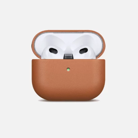 brown leather case for airpods pro 3