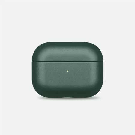 Forest Green Leather Case for AirPods Pro 3